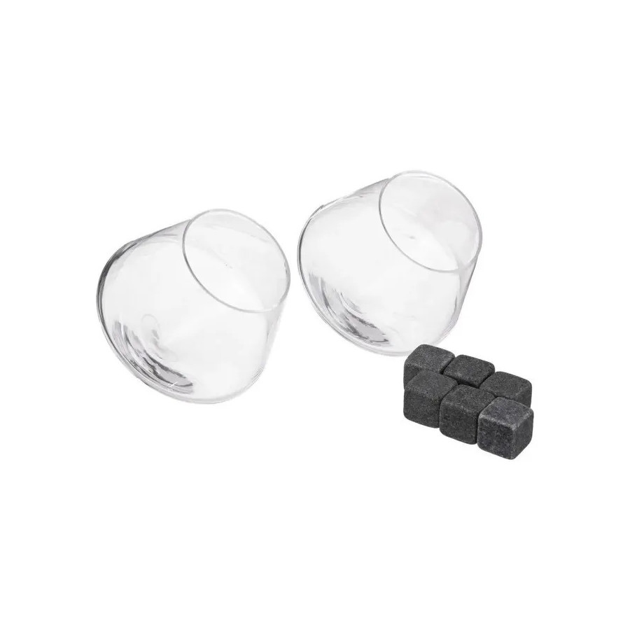 Coffret 2 Verres à Whisky avec Pierres de Rafraîchissement