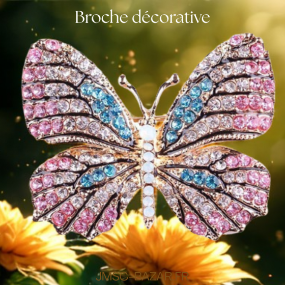 Broches papillon décoratives