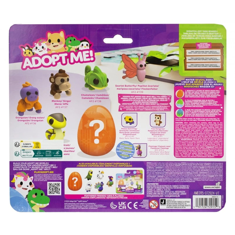 Adoptez-moi ! Lot de 6 Figurines Tropical