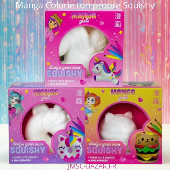 Manga Colorie ton propre Squishy