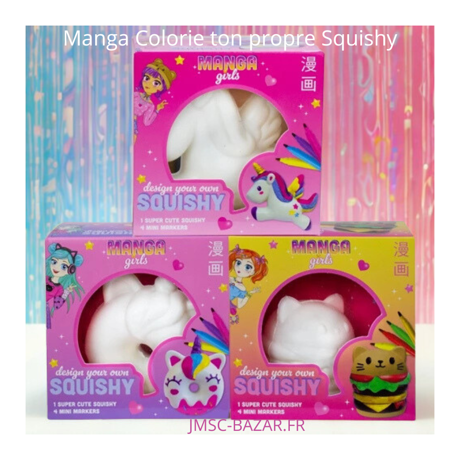 Manga Colorie ton propre Squishy