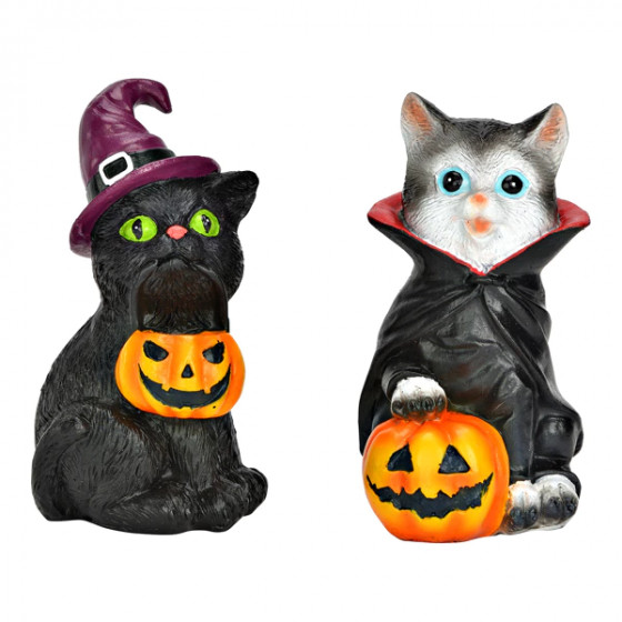Figurine chat Halloween