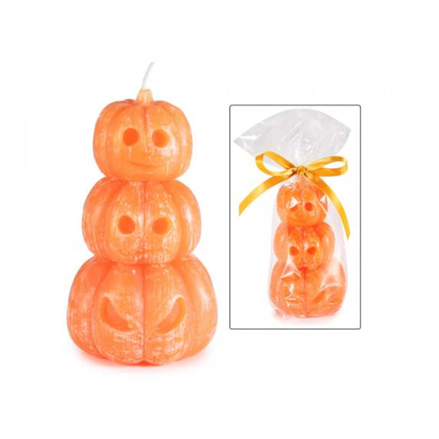Bougie citrouille d'Halloween