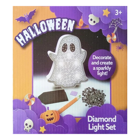Diamond painting halloween lumineux