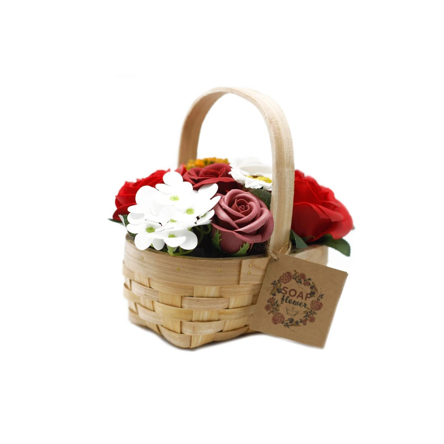 Panier en fleurs de savon