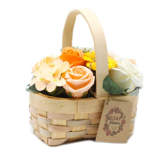 Panier en fleurs de savon