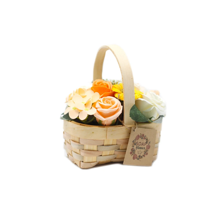 Panier en fleurs de savon
