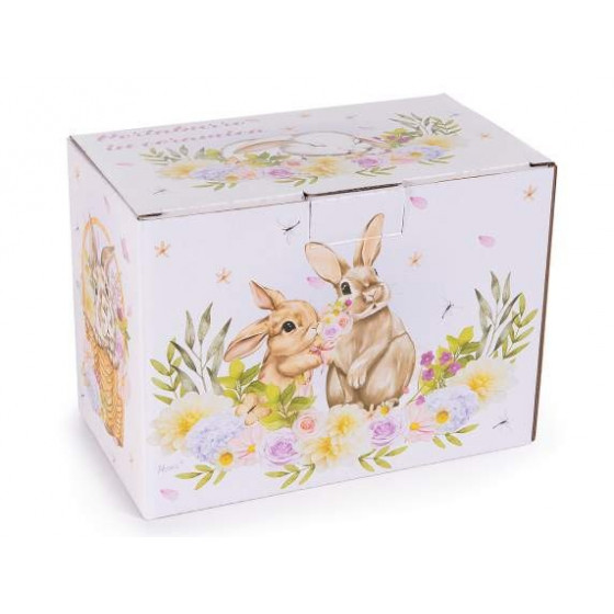 Beurrier céramique motif lapin