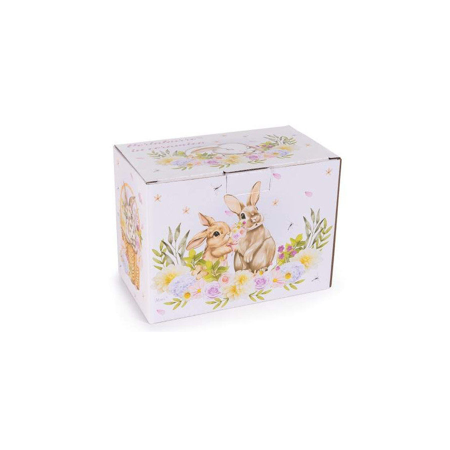Beurrier céramique motif lapin