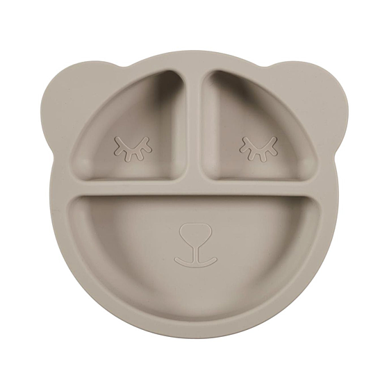 Assiette bébé compartimentée silicone | Repas enfant
