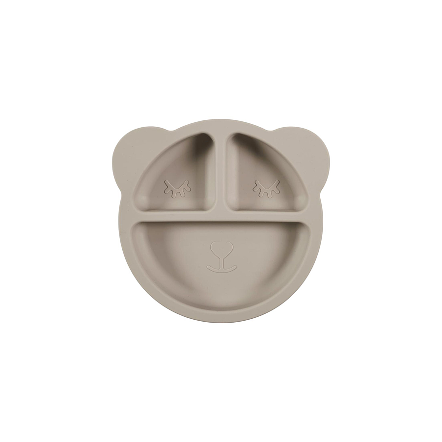 Assiette bébé compartimentée silicone | Repas enfant