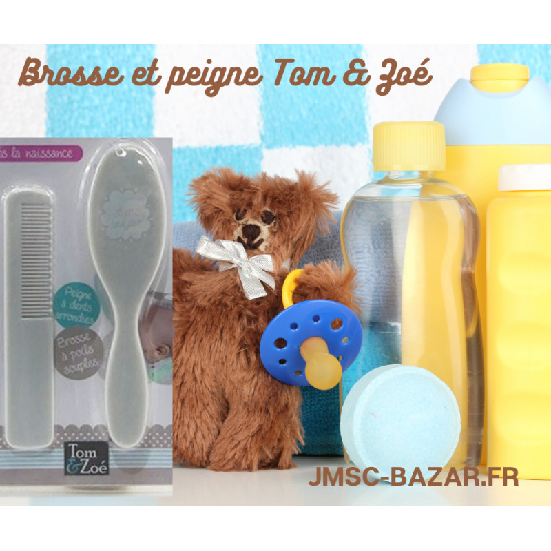 Ensemble brosse et peigne à cheveux pour bébé - Accessoires pour bébé