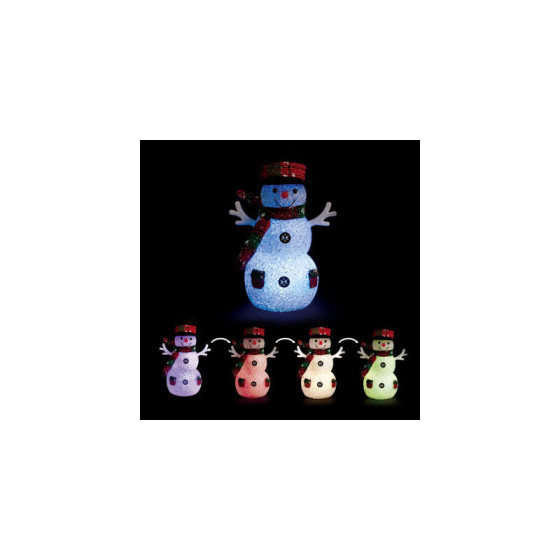 Bonhomme de neige lumineux