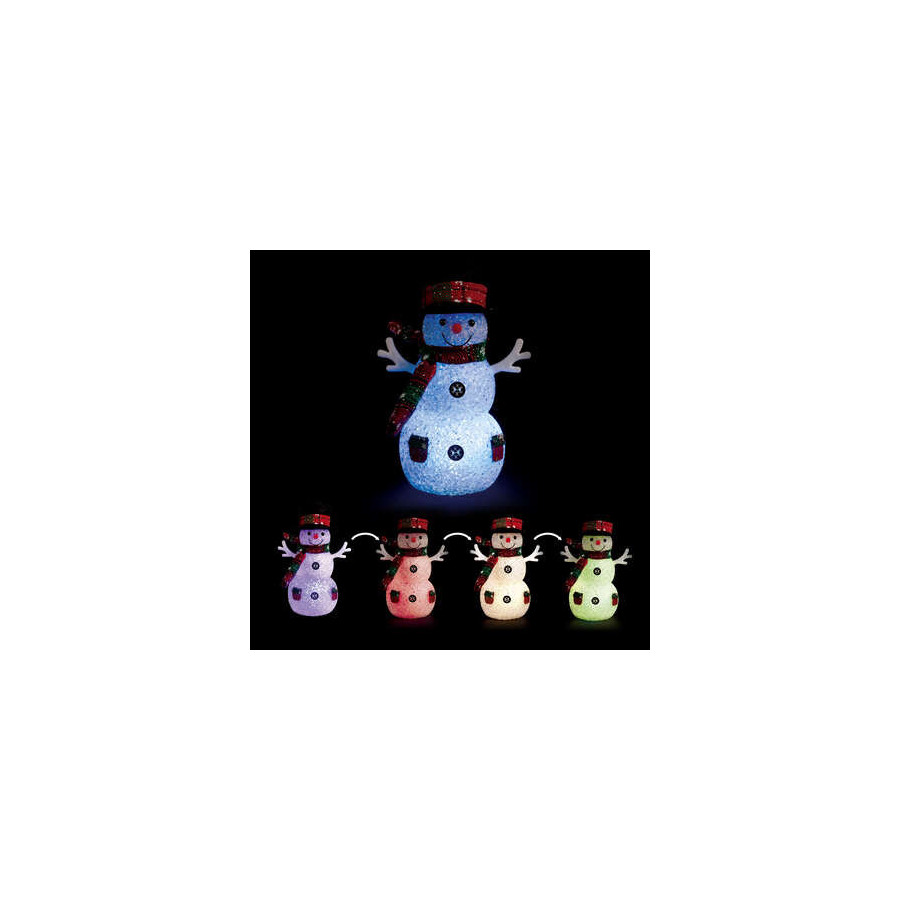 Bonhomme de neige lumineux