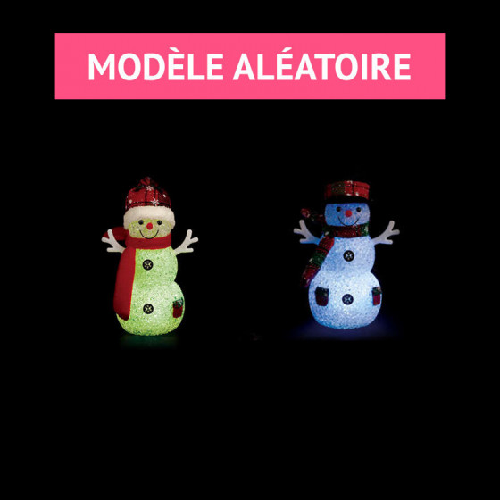 Bonhomme de neige lumineux