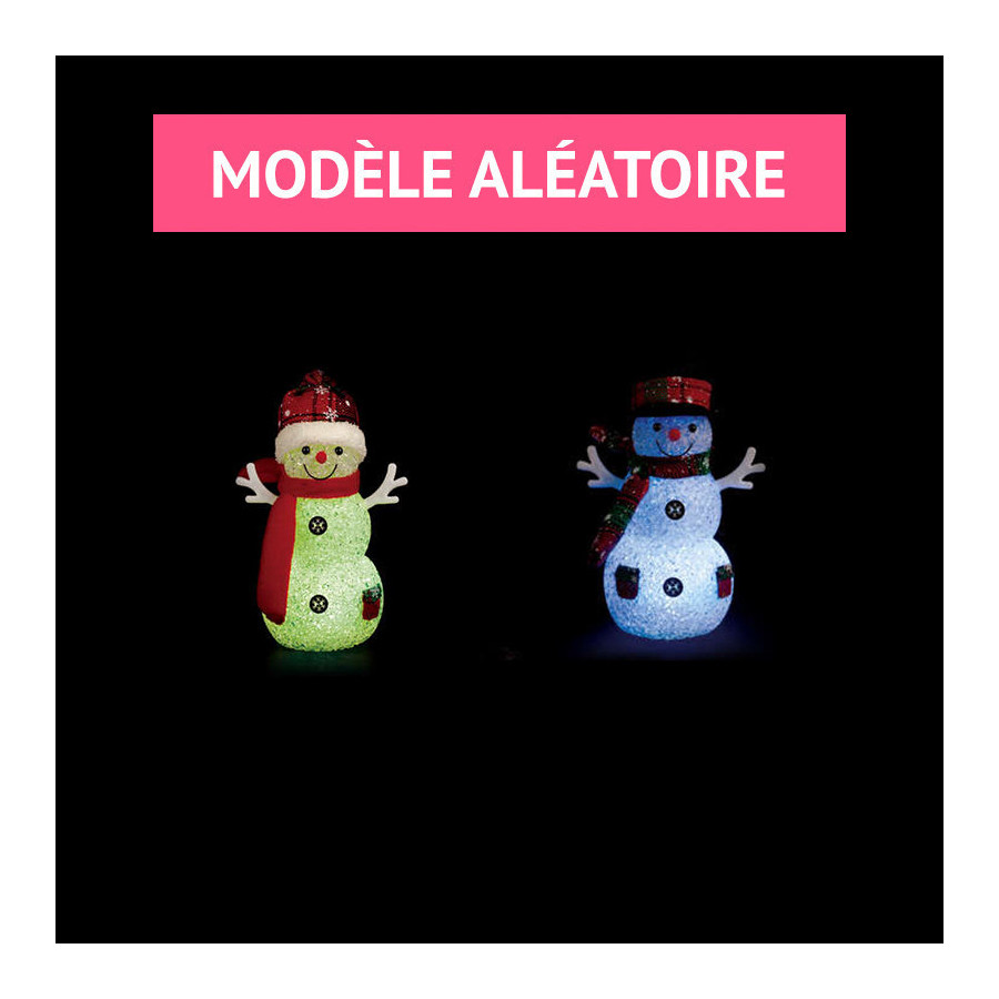 Bonhomme de neige lumineux